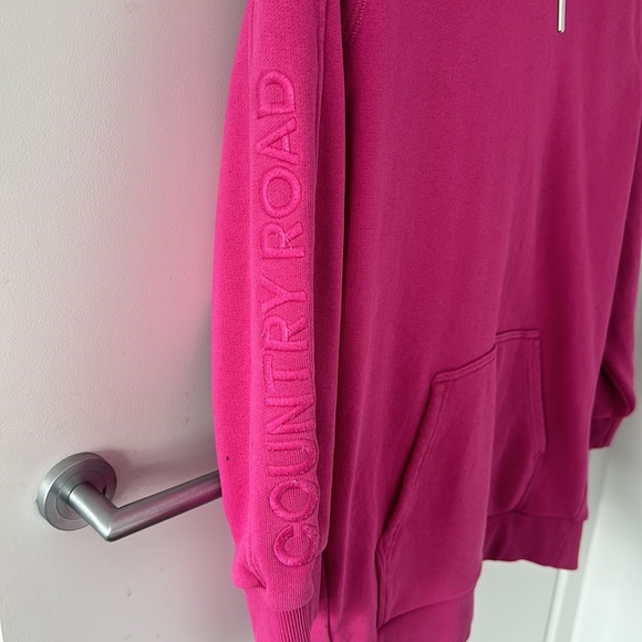 COUNTRY ROAD Bright pink hoodie - Picture 4 of 4